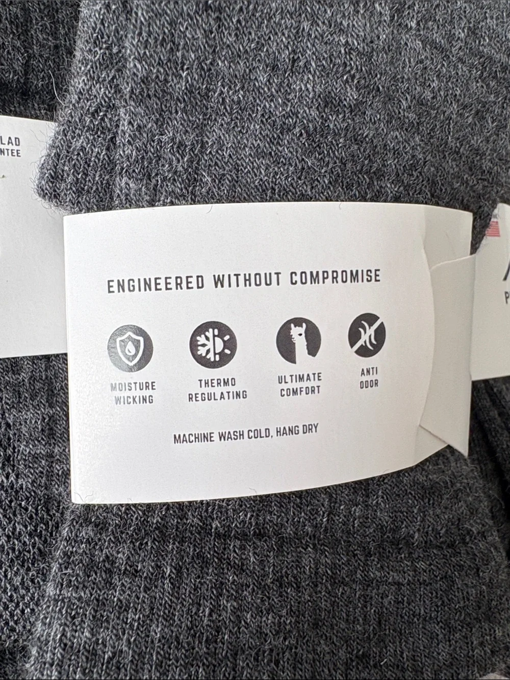Performance Alpaca Compression Socks - Gray - Large
